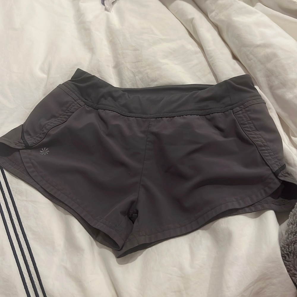 Athleta grey shorts (girls size L but fit me who’s an xs in women’s)